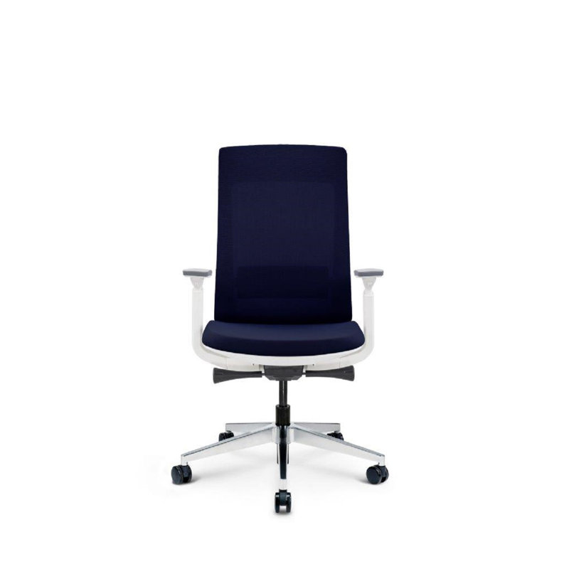 Chaise de travail Elevate, Bleu marine, Blanc / Bleu marine