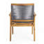 Fauteuils club d'extérieur en bois d'acacia