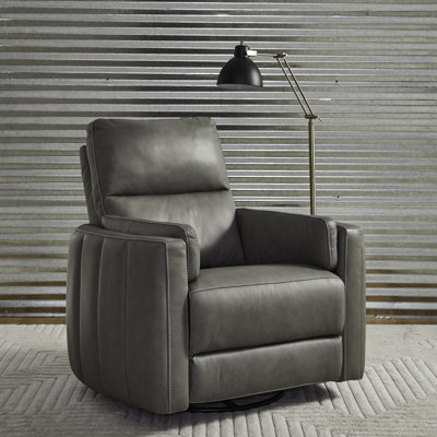 Jodena Swivel Glide Power Recliner by Hokku Designs
