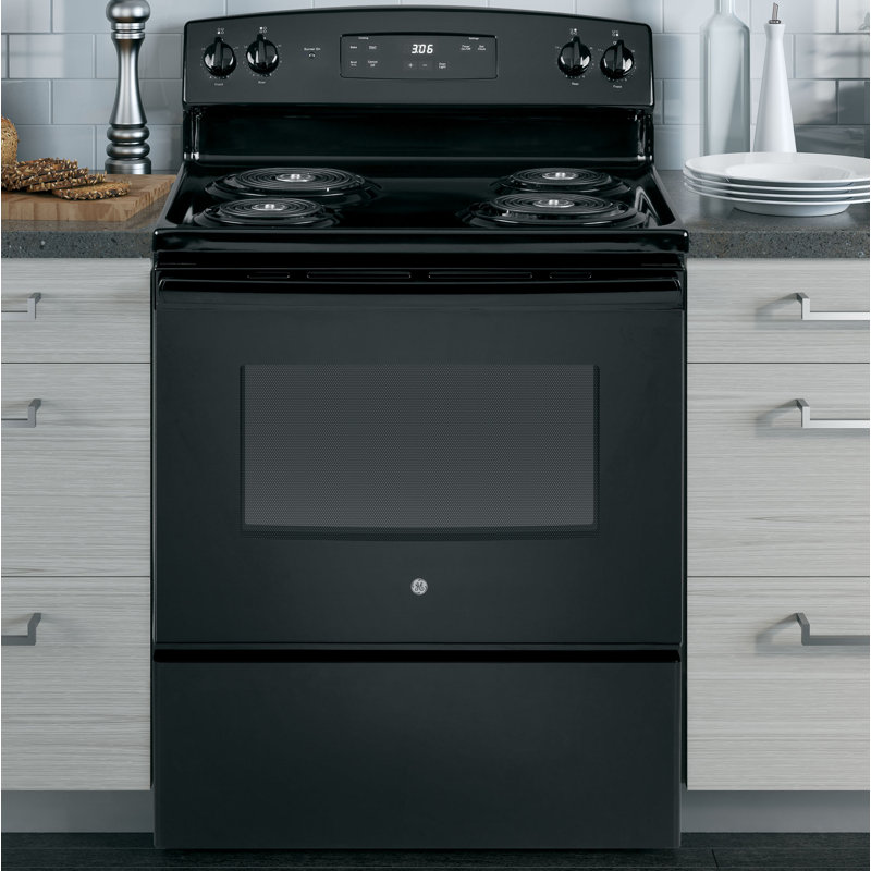30" 5 cu. ft. Freestanding Electric Range, Black