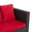 Mobilier d'extérieur 7 pièces - Siège et table confortables 7 pièces avec structure en métal
