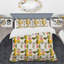 Ensemble de housse de couette de style mid-century circulaire rétro-40702136