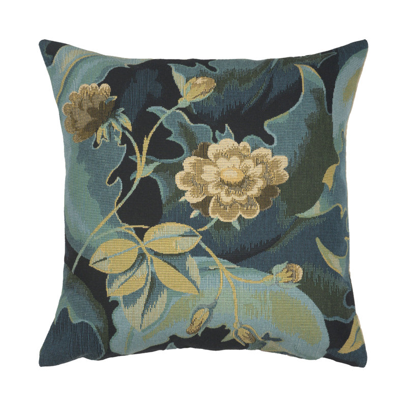 Forest With Flowers Cushion Covers, Cream Floral 2