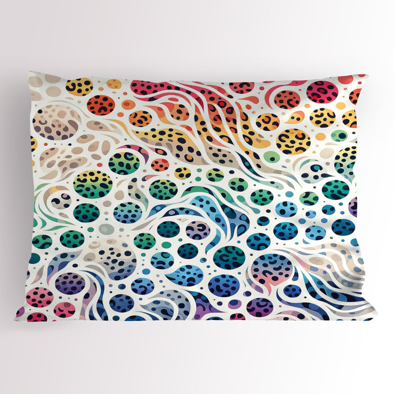 Cotton Machine Tufted Abstract Sham Set, Queen