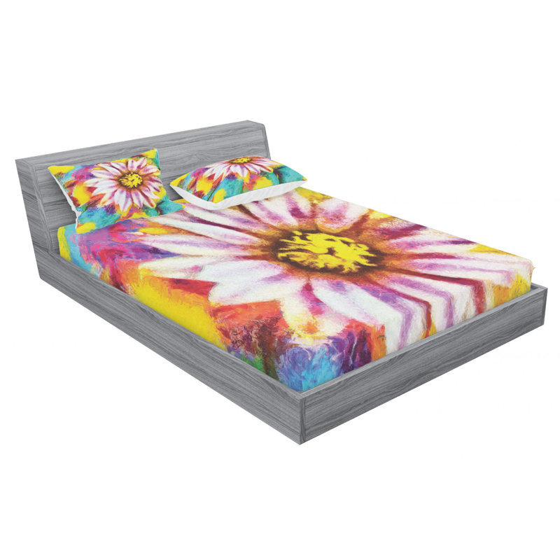 Microfiber Sheet Set, Queen Sheet Set with Fitted Sheet
