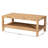 Bali & Pari Belarmina Bohemian Rattan And Rectangle Coffee Table