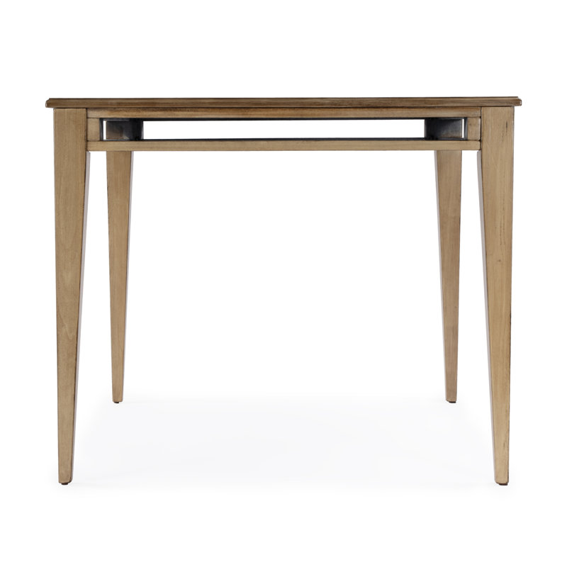 36" Chess Table, Antique Beige