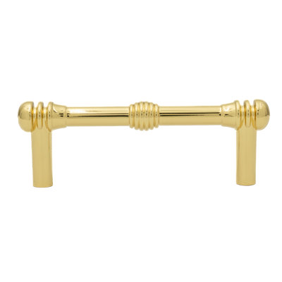 Charlotte 3-1/4" Polished Gold Bar Pull
