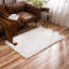 Tapis blanc à poils longs Haja Fluffy-55218867