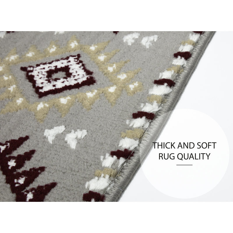 Tapis d'escalier intérieur et extérieur 9 po x 28 po Jonluke, Rouge