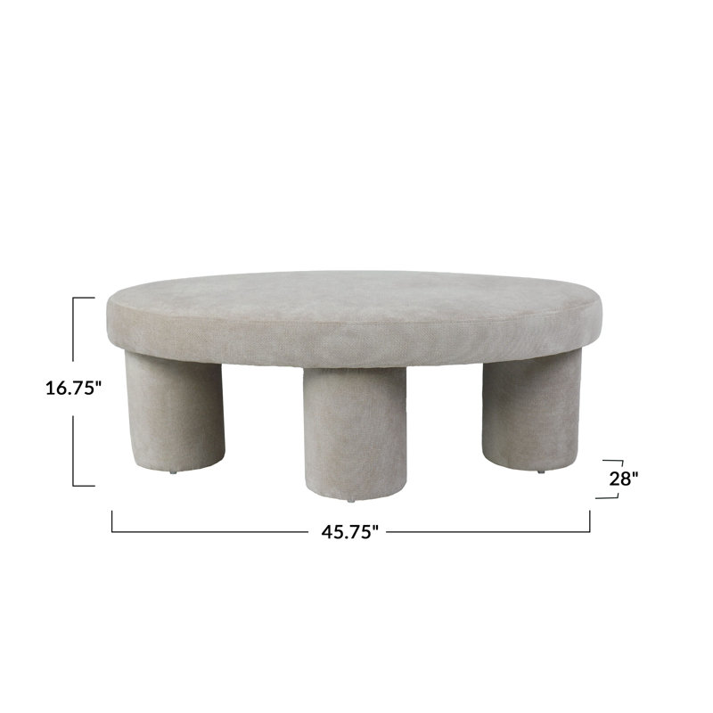 Table rembourrée en tissu Elegant