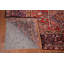 Tapis rouge tribal géométrique 5 x 6