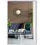 Miroir mural en métal D27 x 2,4 po, décoration murale pour salle de bain