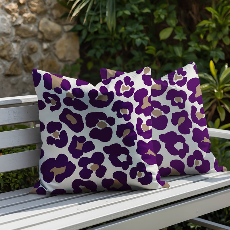 Coussin intérieur / extérieur Davi, 16x16, Purple