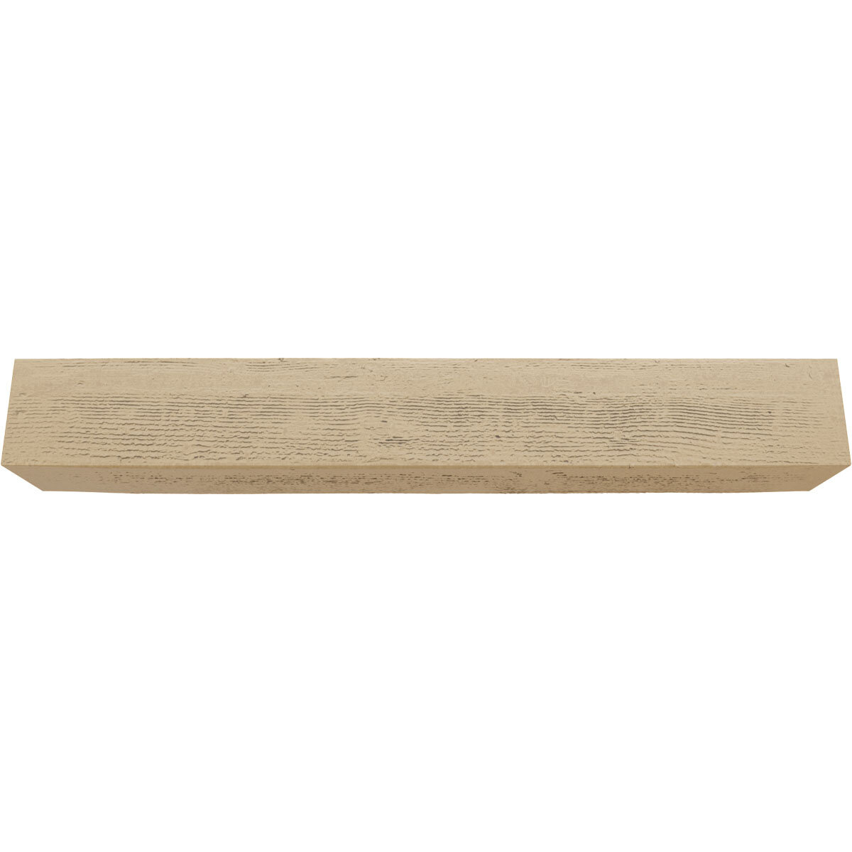 Ekena Millwork 12 inchw x 12 inchd x 12 inchh Series 1 Wide Huntington Rough Cedar Woodgrain Timberthane Corbel, Primed Tan, Size: 12 inch W x 12 inch