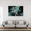 Cosmic Ocean Flow Abstract Dramatic Ethereal Ocean Wall Art Print 1 Piece Wrapped Canvas Wall Art-483989333