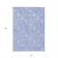 Tapis lavable intérieur / extérieur floral ivoire 10 pi x 14 pi