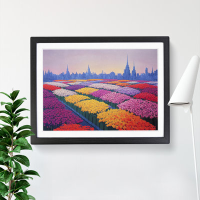 Cute Flower Market - Framed Print