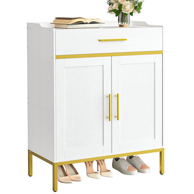 5-Tier Shoe Storage Cabinet with Drawers