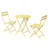 Rous 2 - Person Bistro Set 3 Piece Patio Bistro Set of Foldable Table and Chairs-1576906462-1568773507