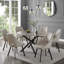 Gundolf Round Metal Base Dining Table-880138334