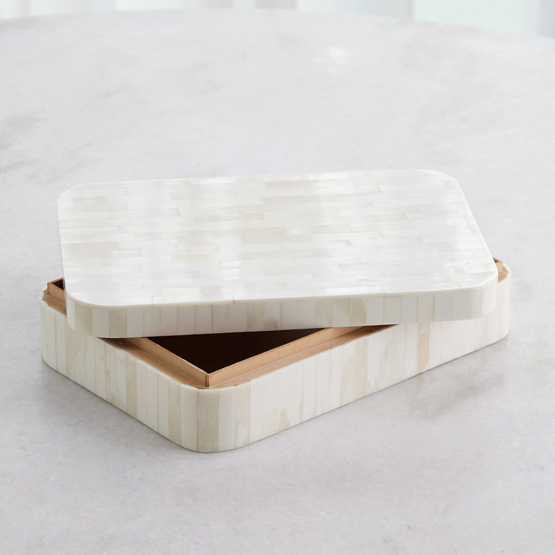 Handmade Decorative Box, 3" H x 13" W x 9" D