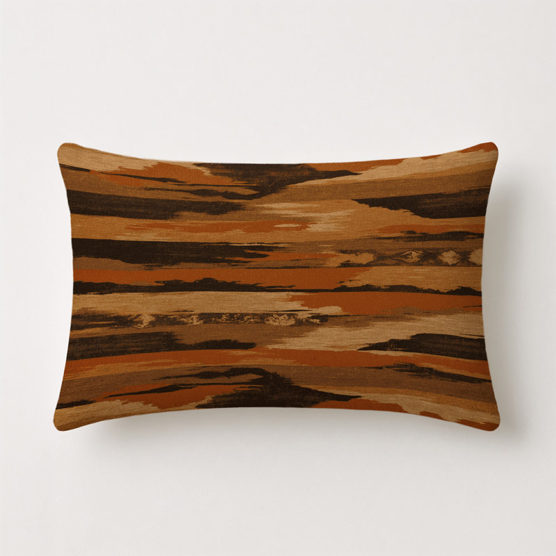 Sandstone Eclipse Indoor And Outdoor Throw Pillow, Rectangle 14"H x 20"W