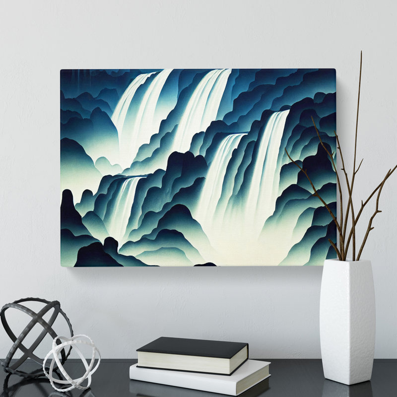 Gorgeous Waterfall - Wrapped Canvas, 35cm H x 50cm W x 3cm D
