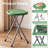 Folding Stools Set Of 4 For Adults Portable, Backless 18.7 Inch Folding Bar Stools, Heavy Duty Foldable Stools With Handle For Kitchen Counter Room Home Camping Indoor Outdoor-734966553
