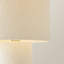 Ash White Boucle Table Lamp