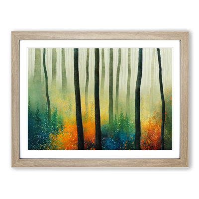Vibrant Forest Vol.2 - Framed Print