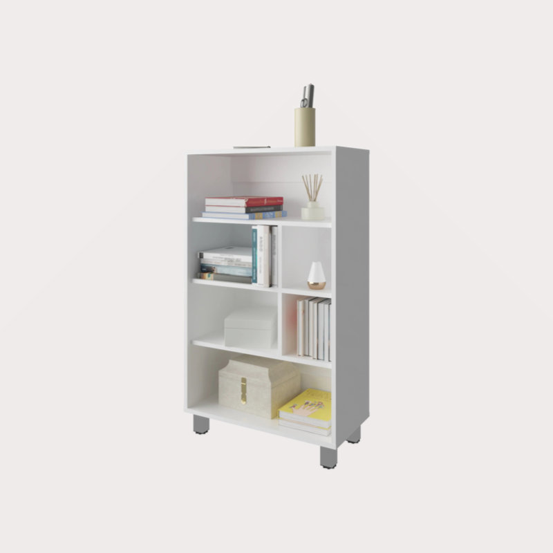 Bookcase With Six Shelf, White