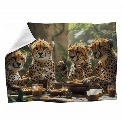 Jeté en molleton Cheetahs