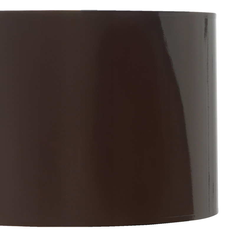 Annika Metal Table Lamp, Chocolate, 24'' H x 13.5" W x 13.5" D, Chocolate