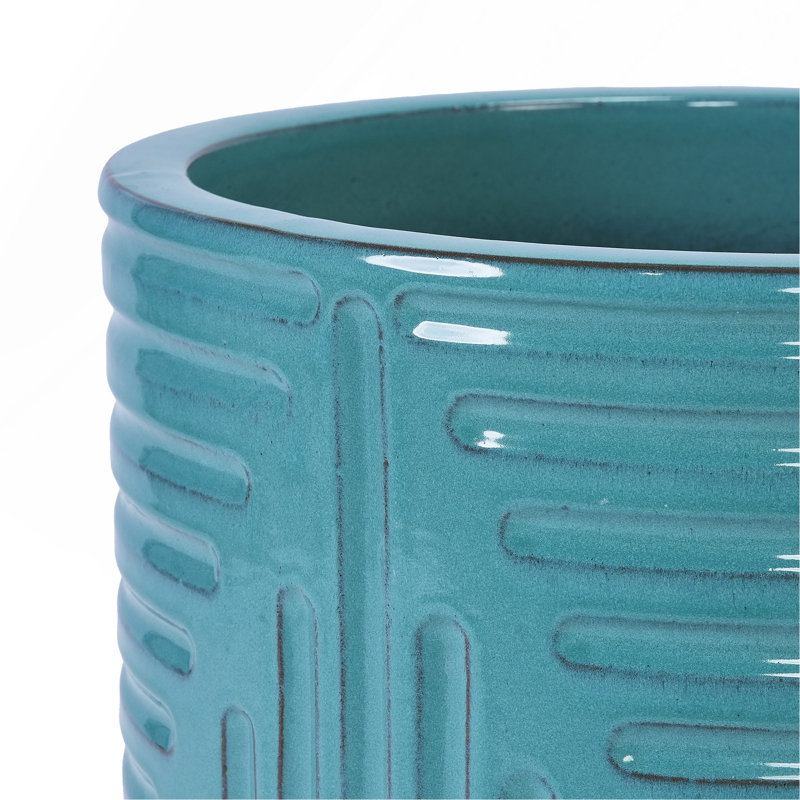 Jardinière en céramique durable de style moderne pour une utilisation intérieure et extérieure