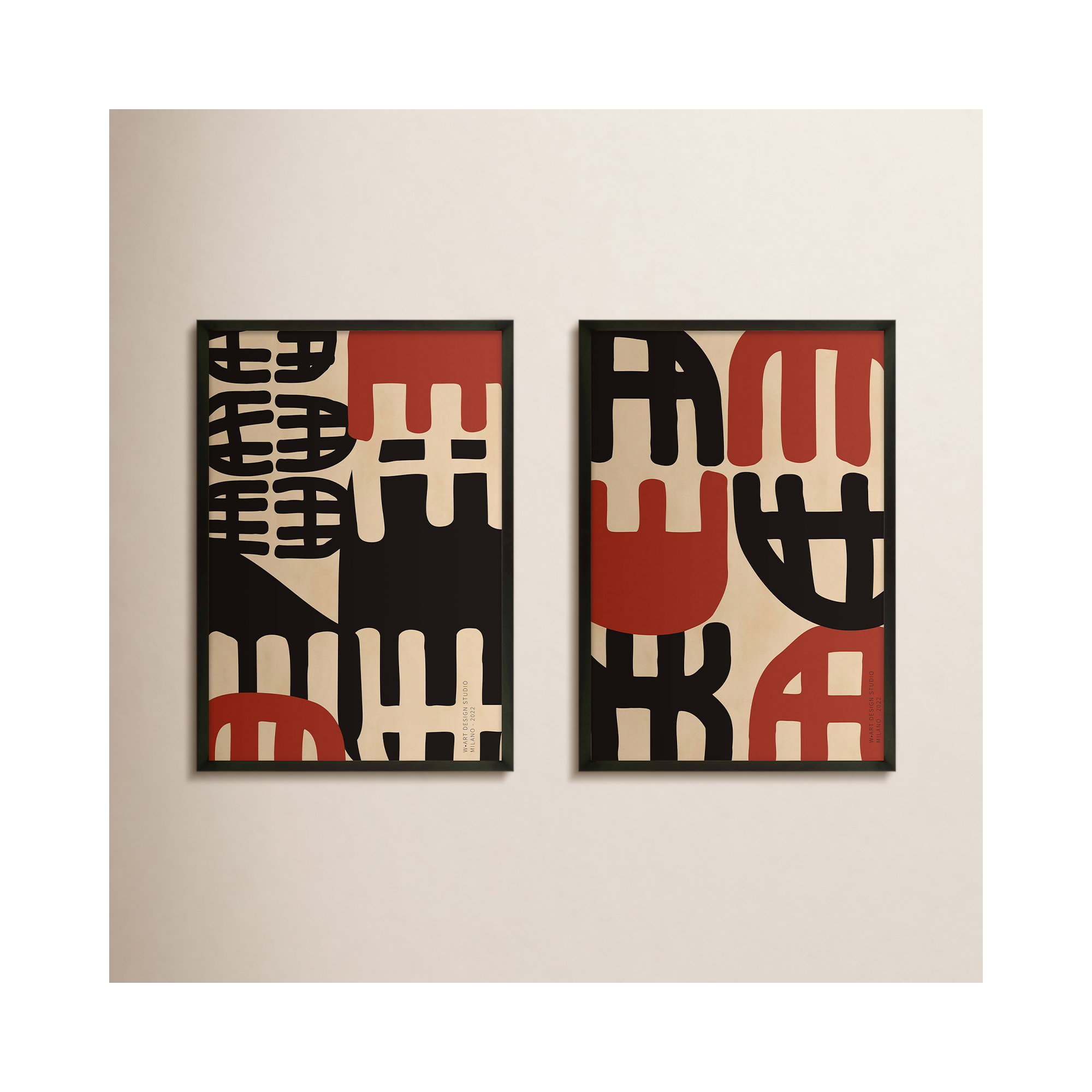Bohemian Primitive by Romina Gadler, Black Framed Paper, 20" H x 14" W x 1.25" D