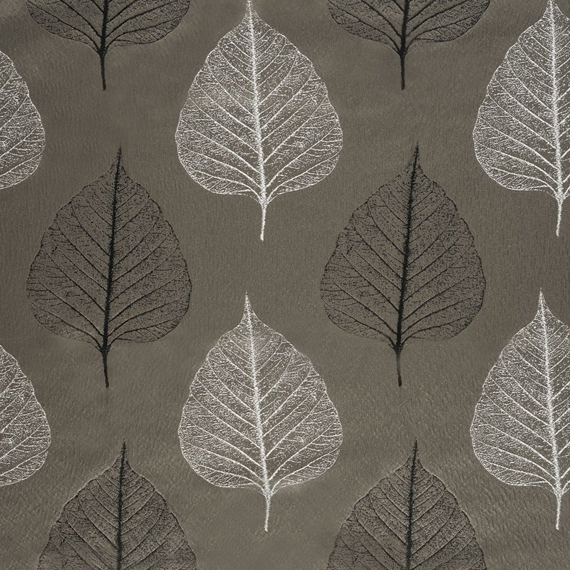 Floral Fabric, Dark Gray