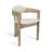 Maryl 20'' H Linen Upholstered Oak Armchair-64736930-64736932