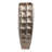 Modern Aluminum Planter with Textured Geometric Design and Tapered Square Shape for Contemporary Style Decor - 25"-1994852694