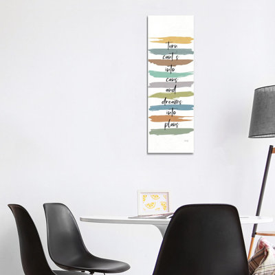 Turn Cant's Into Can's by Marla Rae - Wrapped Canvas Panoramic Print