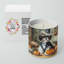 Pumpkin Pie Scented Tumbler Candle with Ceramic Holder