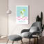  «Mojito Drink» par l'Arctique, cadre mural en verre acrylique, 24 po x 36 po-178715143