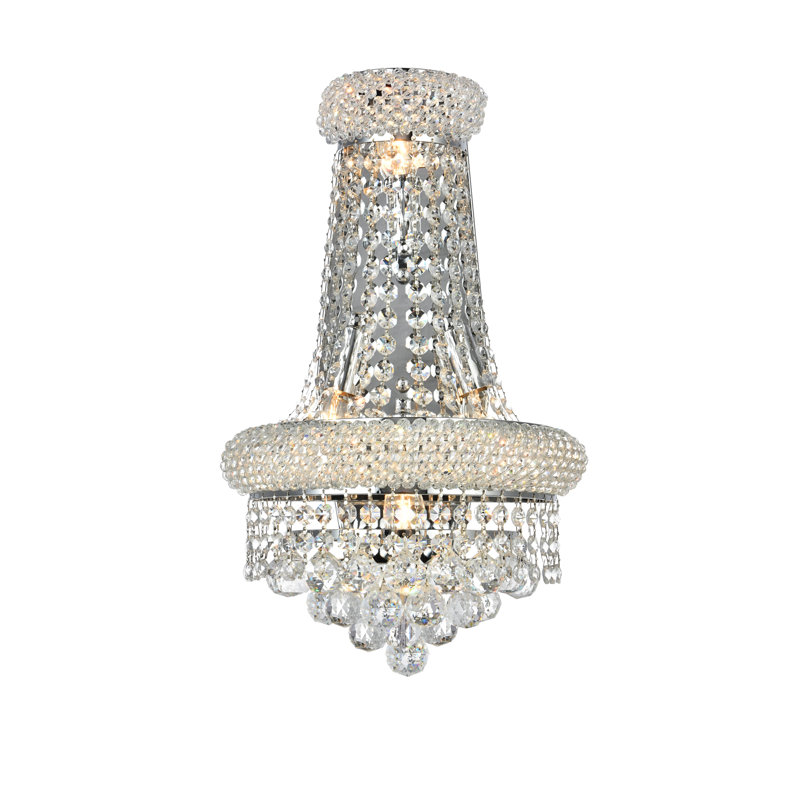 Isadora Flush Mounted Sconce, Chrome