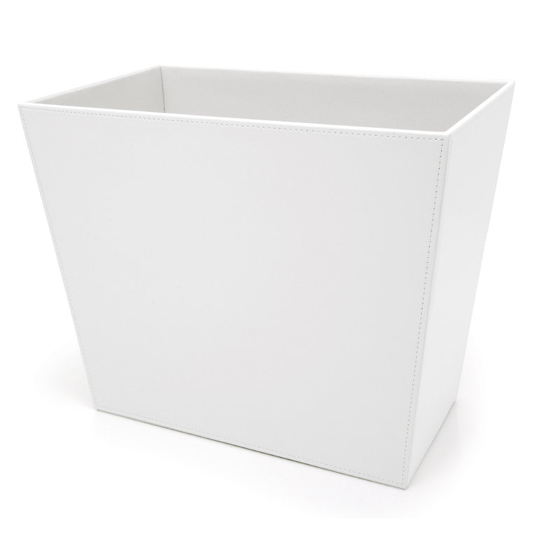 London Plastic Open Recycling Bin - 4.25 Gallons, White