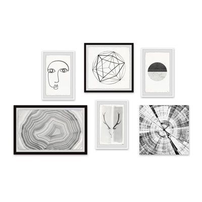 Hexaptych « radial forms »