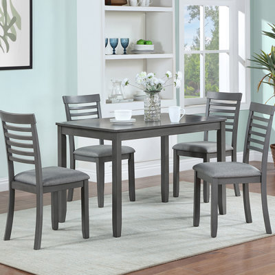 Dining Rectangular Table set for 4,Kitchen Dining Table for Small Space