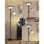 Lampe sur pied de 71 po de hauteur pour salon, lampe sur pied avec lampe de lecture pour bureau de chambre à coucher, ampoule incluse