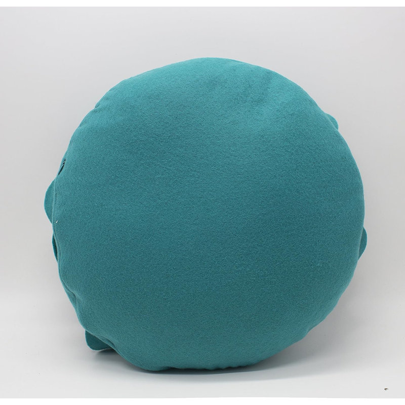 Floral Throw Pillow, Teal