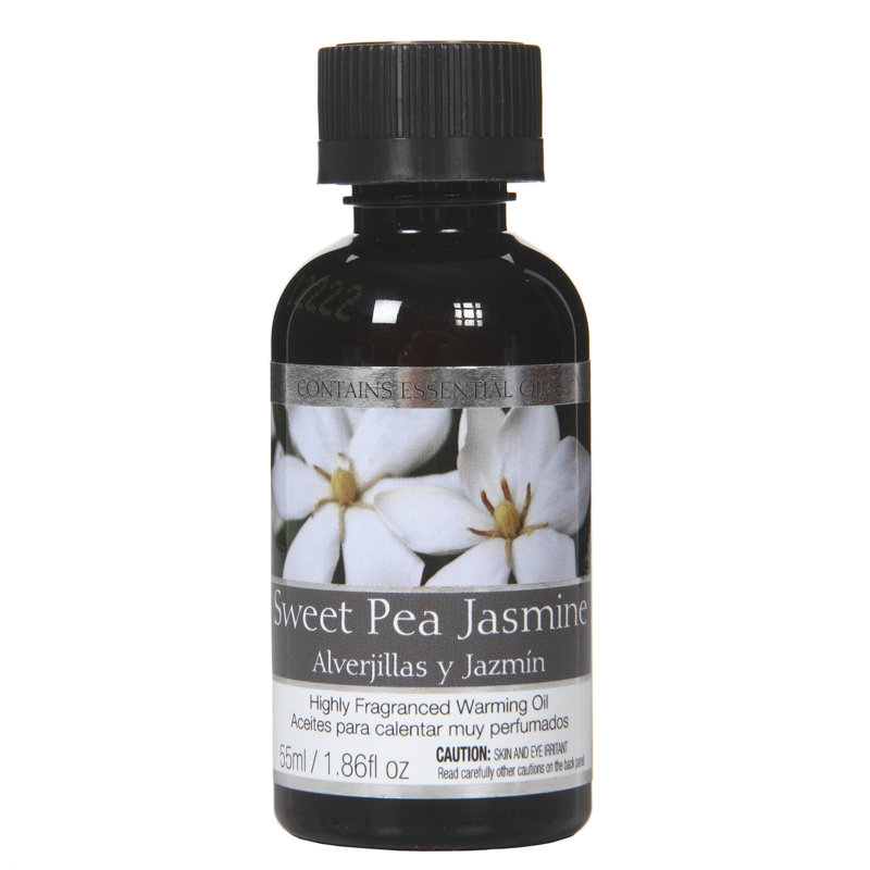 Huiles chauffantes parfumées au jasmin Hosley Sweet Pea, boîte de 5, 55 ml Cadeau idéal pour les mariages, le spa, le reiki, la méditation et la salle de bain W1