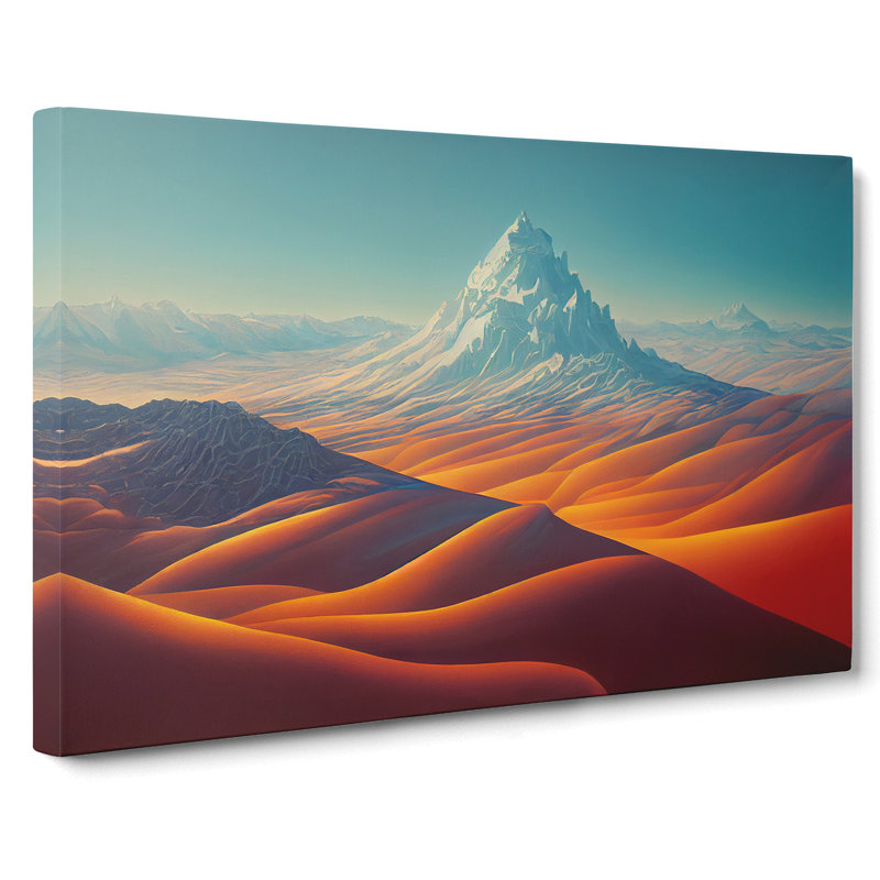 Miraculous Mountain Landscape - Wrapped Canvas, 50cm H x 76cm W x 3cm D